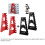 2Pcs Red Wrench Organizer + 2Pcs Black Wrench Organizer Plastic Tray Sockets Storage for Efficient Tool Storage 3