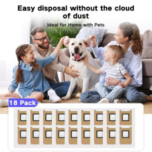 18 Pack E25 Replacement Vacuum Bags Compatible for E25 Omni/E28 Omni/C28 Omni Clean Base Automatic Dirt Bags