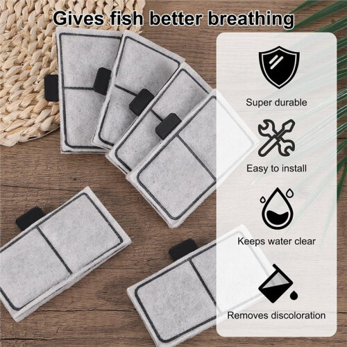6 Pack EF-S Filter Cartridges for EF-S Element and BF5 BETTAFLO Aquariums 2