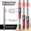 Woodworking Extension Bar Socket with Magnetizier, 1/4" Hex, Quick Release Driver Bit Holder 4