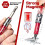 Woodworking Extension Bar Socket with Magnetizier, 1/4" Hex, Quick Release Driver Bit Holder 5