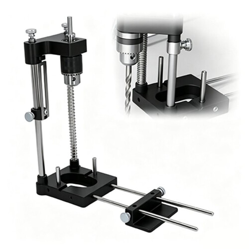 Model Woodworking Drilling Locator Adjustable Punch Drill Template Press Machine