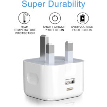 Budi Dual USB-C PD USB-A QC3.0 napájací adaptér Rýchle nabíjanie pre inteligentné telefóny