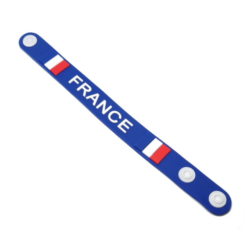 Pulseira de silicone da Copa do Mundo de 2026 França 1