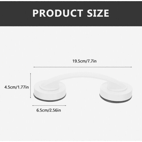 Suction Handle Plastic Bathroom Suction Grab Bar Bracket 1