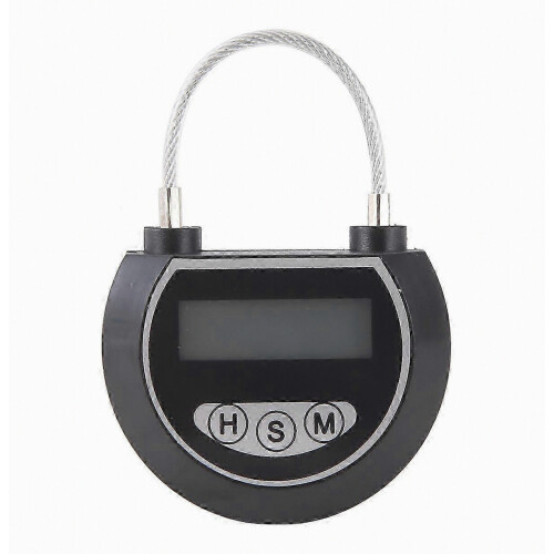 Electronic Time Lock Timer Lock Container Multi Function Time Lock Bin for Toys Black hwyNO.516