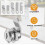 Lock, 4 Keys, Comes with 5 Different Lock Plates, Letter Box Lock 16 mm, Locker Lock, 4