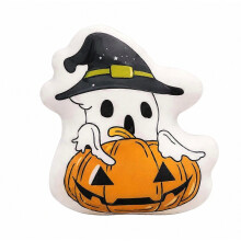 Halloween Ghost Pillow - Cute Shaped Cushion Adds Spooky Comfort to Sofas and Beds