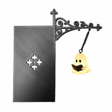 Geisterhafte Leselampe fürs Bücherregal – Niedliche Lampe für die Halloween-Bibliotheksdekoration