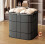 Extra Large Foldable Storage Bin – with Handles & Zipper – for Bedding & Clothes 5