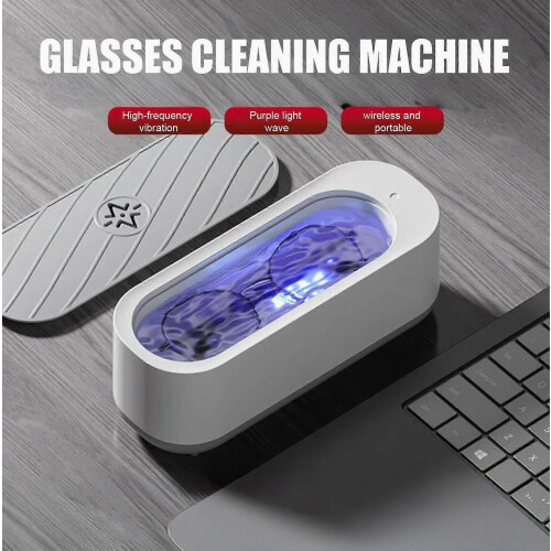 Ultrasonic Glasses Cleaning Machine Hands Free Deep Cleaner 1