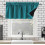 Light blocking curtain valance for modern living room, solid black, 2pcs set 3