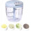 Uienhakker, knoflookpers 520 ml, 3 messen 1
