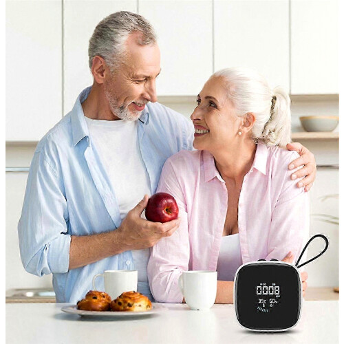 DM1210B CO Quality Detector with Sound Alarm, LCD Display, Temp & Humidity Sensor 2