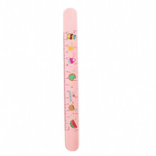 Armband met drukknoopsluiting en liniaalpatroon, elastisch, flexibel, irriteert de huid niet, geschikt voor kinderen (6 stuks).