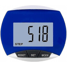 Digital Pedometer for Seniors - Simple Step Counter for Walking and Running