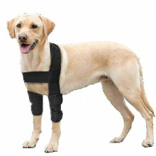 Atmungsaktive Ellenbogenprotektoren für Hunde zur Unterstützung von Ellenbogen und Schulter bei Hygromen, Dysplasie und Arthrose