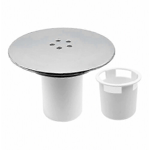 Duschablaufabdeckung, Duschabflussstopfen-Abdeckung 90 mm/115 mm, verchromt