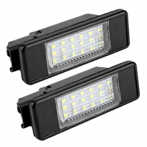 2 luces LED para matrícula de Citroën C2 C3 C4 C5 C6 DS3
