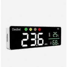 Digitálny merač zvuku v decibeloch DM1306d, inteligentný detektor hluku, monitor teploty a vlhkosti 30 – 130 dB