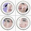 LED Magnifying Makeup Mirror with Suction Cup - 10x Zoom Adjustable Arm Light for Precision Cosmetic Application 4