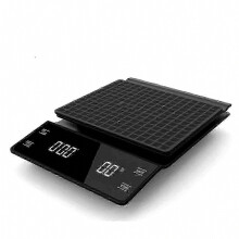 Balanza digital de precisión para café con exactitud de 0,1 g para tostar café y pesar alimentos en la cocina, balanza electrónica para espresso.