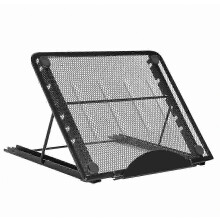 Monitoiminen sijoitusteline, kestävä, säädettävä kiinnike, taitettava säilytyshylly tabletille, kannettavalle tietokoneelle (musta)