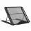 Supporto multifunzionale con staffa regolabile e pieghevole per tablet e laptop (nero) 1