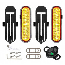 Kabellose Fernbedienung für Elektroroller/E-Bikes mit Blinker und USB-Ladefunktion sowie Warnleuchte