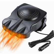 Kannettava autonlämmitin, 12 V 150 W:n nopea lämmitys tuulilasin huurteenpoistolla ja huurteenpoistolla, 2 yhdessä auton sytyttimen lämmitin