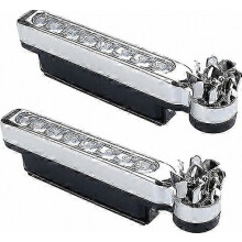 Pack LED Car Lights, LED Wind Turbine Lights for Daytime Driving, Waterproof Daytime Running Lights for Cars, SUVs, Sedans, Coupes