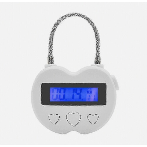 Smart Time Lock Lcd Display Time Lock Multifunction Electronic Timer,waterproof Usb Rechargeable Temporary Timer Padlock