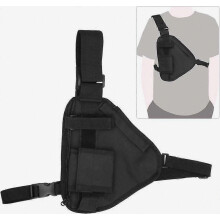 Radio Chest Harness,Radio Harness Chest,Radio Holster Chest,Walkie Talkie Chest Holster Front Pack Pouch Radio Holster for Two Way Radio Harness