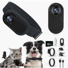 1080p Hd Wireless Collar Camera Cat Dog Pet Collar Camera Video Recorder Body Camera Compatible With Indoor/out