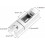 Sliding shower head holder for rail-15 x 30mm-rectangular, square replaceable handheld shower holder p,L 4
