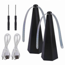 stuks USB-oplaadbare, vrijstaande vliegenwerende ventilatoren, draaibaar, geschikt voor feestjes, tafels, thuis en paarden.