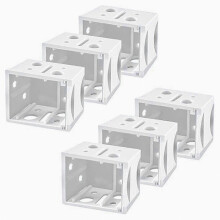 6 Pcs Blinds Bracket End Cover Holder Box Mounting Bracket compatible with Window Blinds