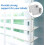 6 Pcs Blinds Bracket End Cover Holder Box Mounting Bracket compatible with Window Blinds 4