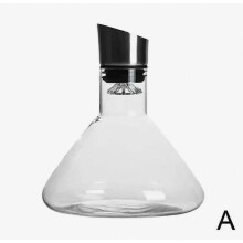 Handcrafted 1500ml Crystal Wine Decanter - Elegant Red Wine Carafe