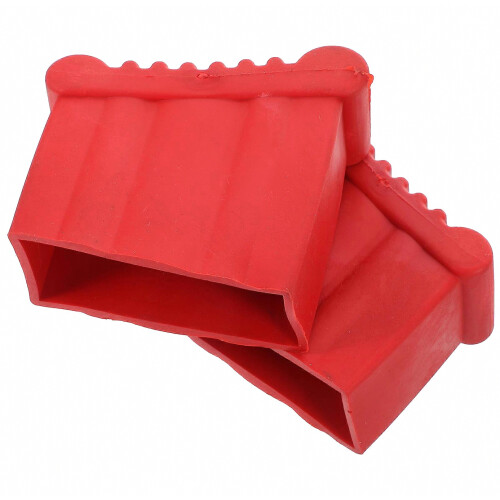 Ladder Feet Rubber Pads for Ladder Nonslip Function 2Pcs Red Rubber Covers 2