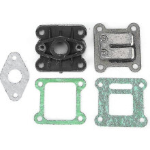 Carburetor Reed Valve Mainfold Kit,carburetor Reed Block Valve Assembly Mainfold Kit For 47cc 49cc Pocket Bike Atv/dirt Bike1setgreen, Black