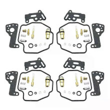 Applicable Carburetor Repair Kit for Yamaha VMX1200 1985 1986 1988-2007 VMX 1200 carb Chamber Gasket Float Valve Needle Seat O-ring 4 Sets