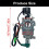 Precisions Mixing Carburetor Efficient Carburetor Fuels Efficient Carburetor Engine Carburetor P27A6 for Harbor Freight 5
