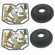 FOR KAWASAKI EN500 A Vulcan EN 500 1990-1996 Motorcycle carburetor repair kit Fuel system float plunger diaphragm