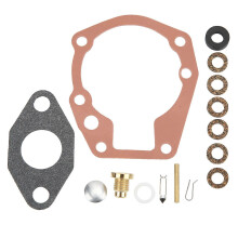 16pcs Carburetor Repair Kit 398532 Carb Rebulid Set with Float Replacement for Johnson Evinrude 2?4 HP