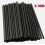 1000 Pieces Black Plastic Drinking Straws Disposable Straight for Party Tableware 1