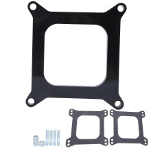 1/2in Phenolic Carburetor Spacer Open Center Style Replacement for Holley 4150/4160 Square Bore Carb