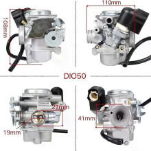 Today 50cc Motorcycle Carburetor Carb For Honda Dio Nvs50 Nvs502sh Nsk50sh4 Nsc50sh5 Sdh50qt-40-41-42 Scooter 16100-GFC-T12