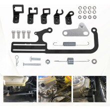 304147 Carburetor Throttle Cable Mount Kit for EZ-EFI Compatible with TH350 C10 700R4 Automatic Transmission TV Cables