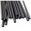 1000 Pieces Black Plastic Drinking Straws Disposable Straight for Party Tableware 3